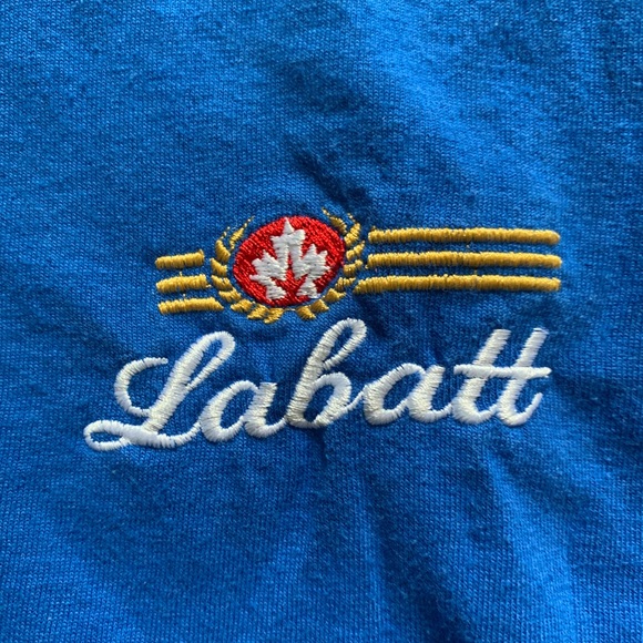 Embroidered Labatt Beer Tee - Picture 2 of 3